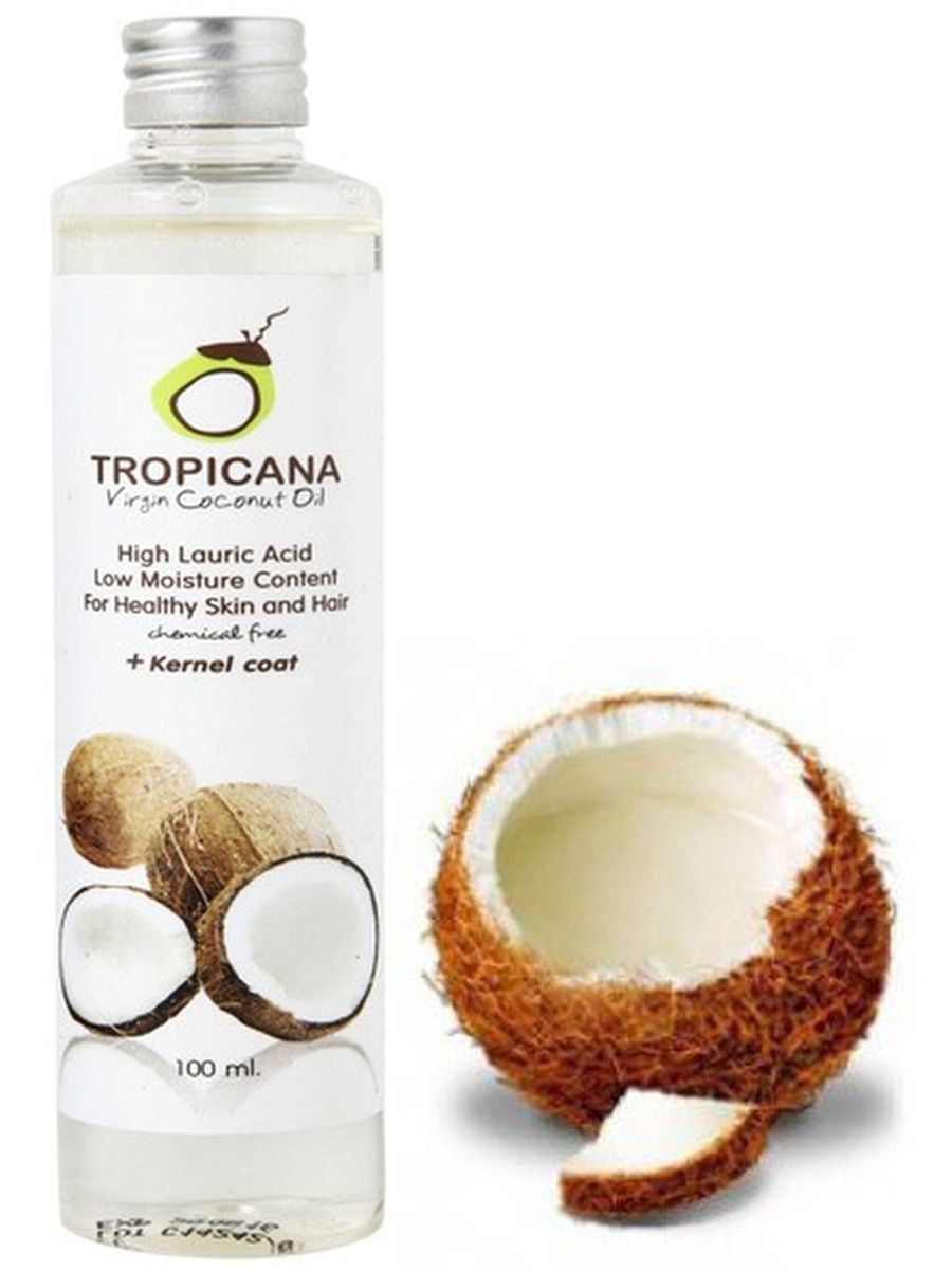 Масло косметическое кокосовое для тела Tropicana. Кокосовое масло холодного отжима. Кокосовое масло для лица и волос. Маска Тропикана для волос с кокосовым. Фракционированным кокосовым маслом