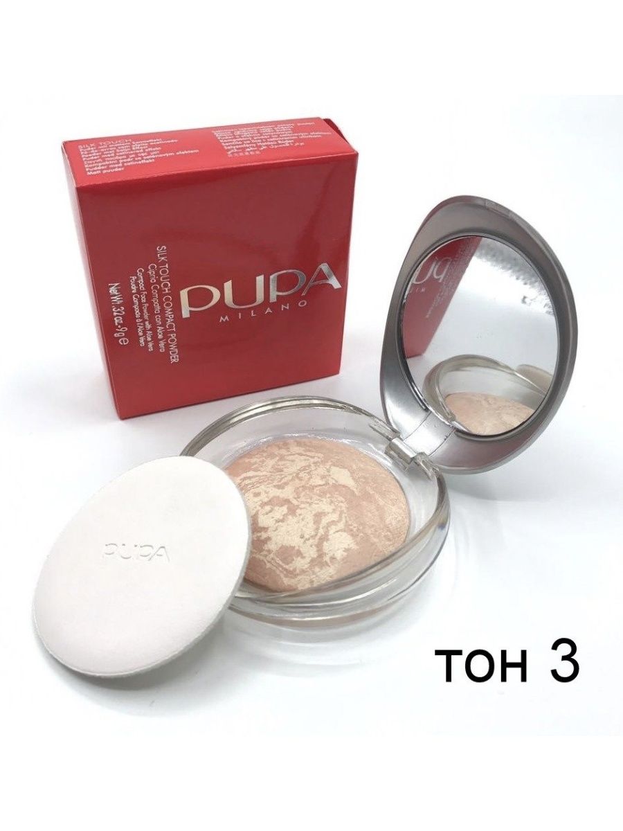 Пудра пупа. Пудра пупа 3 тон. Pupa Milano Silk Touch Compact Powder. Пудра пупа Силк тач тон 3. Пудра запеченная Pupa Luminys - №2.