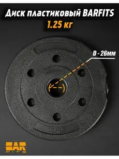 Диск пластиковый 1,25кг D26