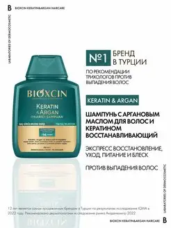 Профессиональный шампунь для поврежденных волос Биоксин