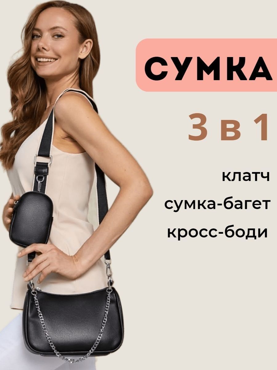 U bags. Модные кросс боди в 2024.