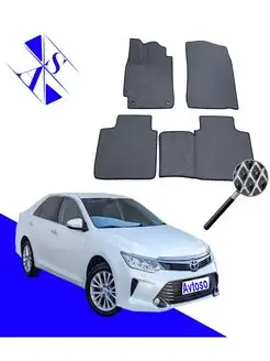 Коврики Эва Ева(Eva) для Toyota Camry 7 XV50 55 2011-2018