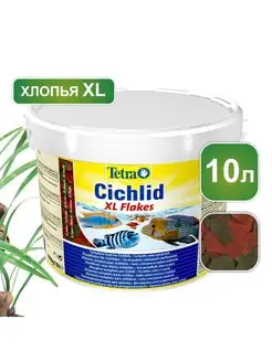 Корм Cichlid Flakes XL 10 л хлопья