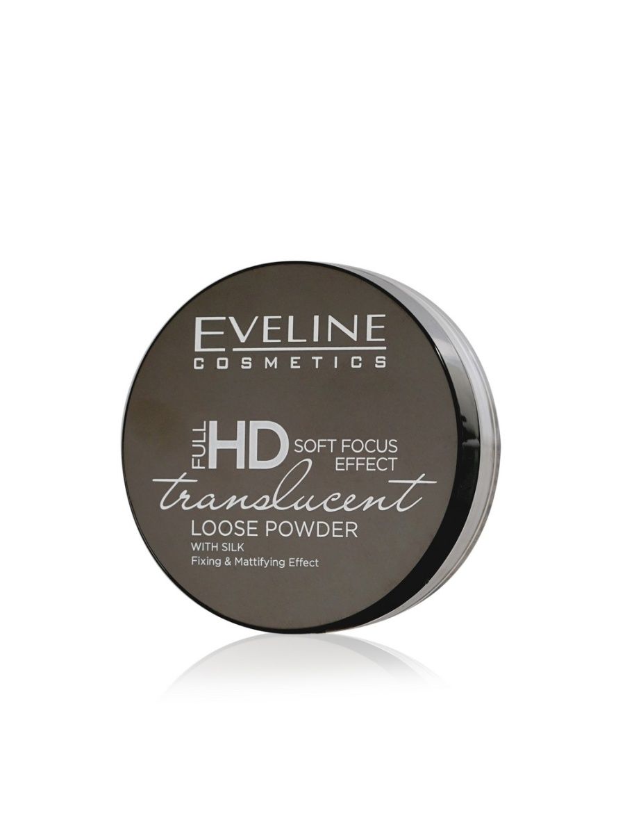 Пудра эвелин. Eveline Cosmetics Full HD Soft Focus Translucent Loose Powder. Eveline Full HD Mineral Loose Powder транспарентная фиксирующая пудра Translucent 6г. Eveline транспарентная фиксирующая пудра Translucent Full HD Loose Powder 6гр lmkloosepown 80691. Прозрачная пудра Eveline Soft Focus Effect.