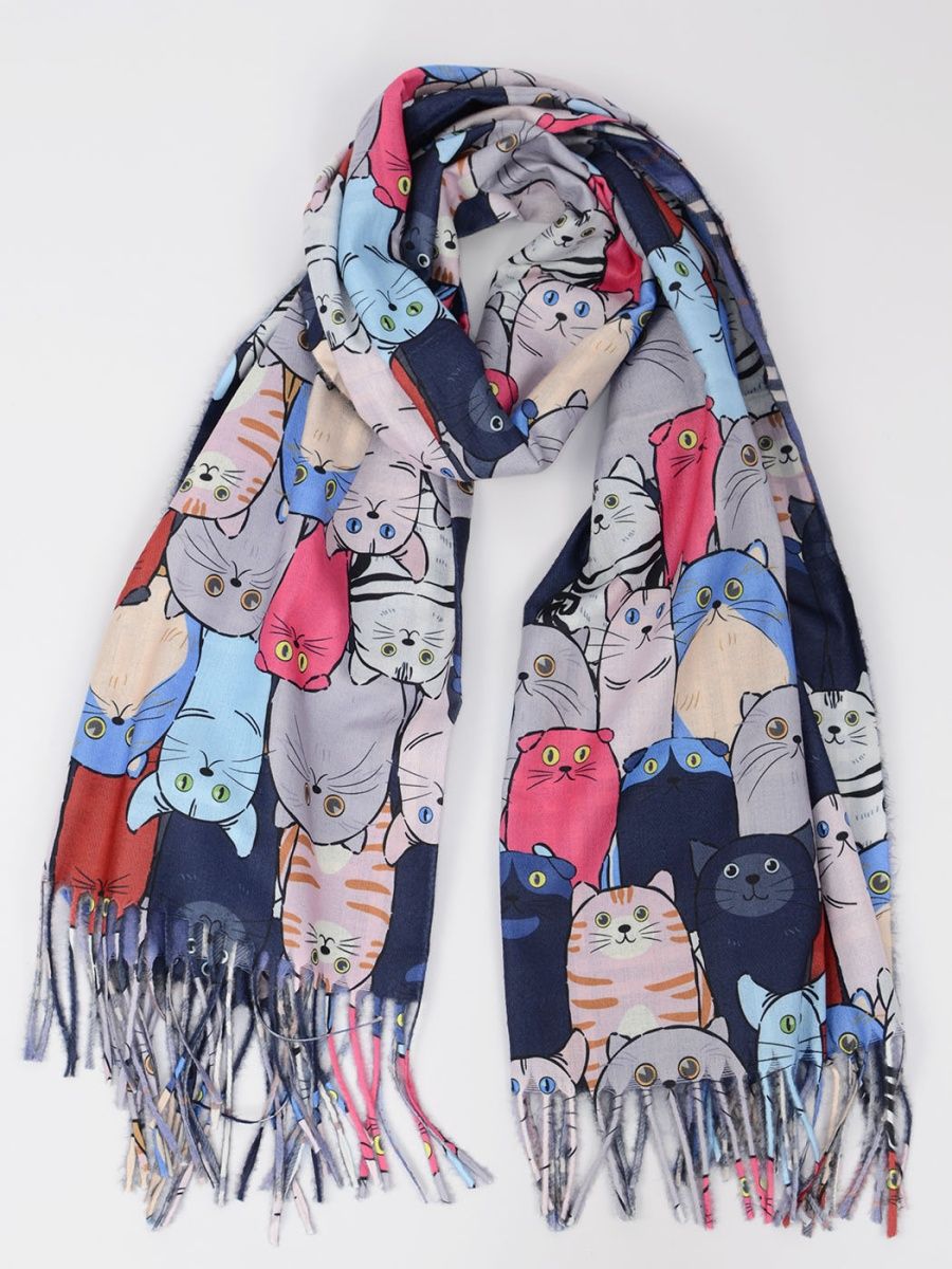 шарфы с котами