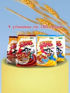 Подушечки АССОРТИ с мол шок начинкой, 180гр*4 шт