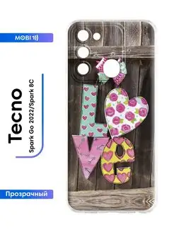 Прозрачный кейс Tecno Spark GO 2022 Spark 8C