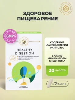 Healthy Digestion, БАД пробиотик для микрофлоры кишечника