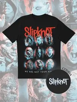 Футболка с принтом Slipknot Слипкнот