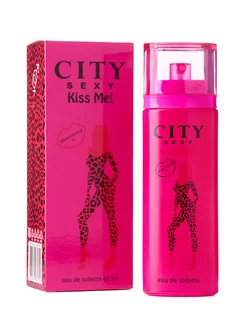 Туалетная вода женская стойкая City Sexy Kiss Me! 60мл