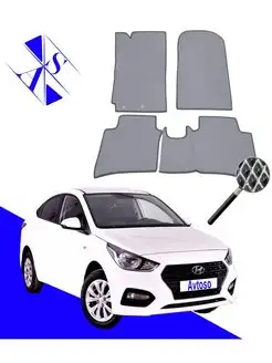 Коврики Эва Ева(Eva) для Hyundai Solaris (Солярис) 2 2017-23