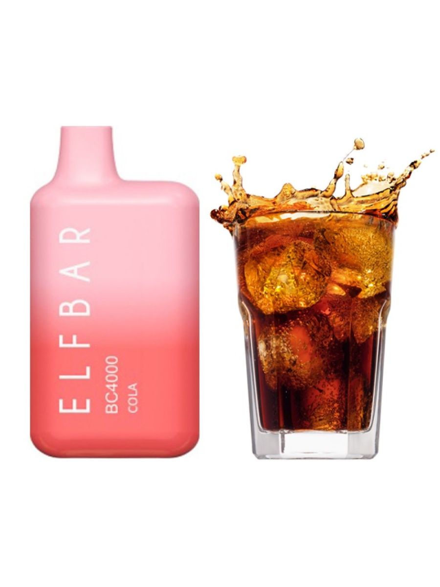 Elfbar bc4000 кола. Elf Bar кола. Elf Bar 4000 кола и вишня. Elfbar bc4000 Cola сколько тяг.