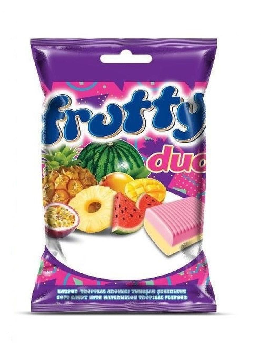 Жевательная конфета Frutty Duo