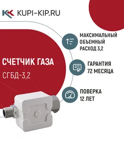 газовый счетчик СГБД-3,2