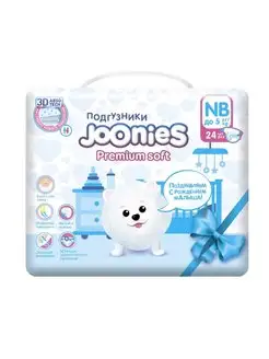 JOONIES Premium Soft NB (0-5 кг), 24 шт