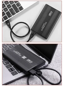 Жесткий диск SSD 1Tb, Черный.USB-3