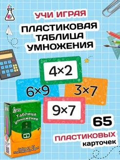 Набор карточек таблица умножения и сложения учимся считать