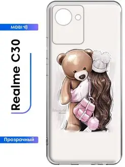 Силиконовая накладка Realme C30 Realme C30s