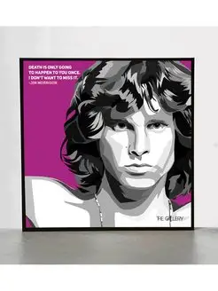 Картина постер Поп-арт Джим Моррисон The Doors