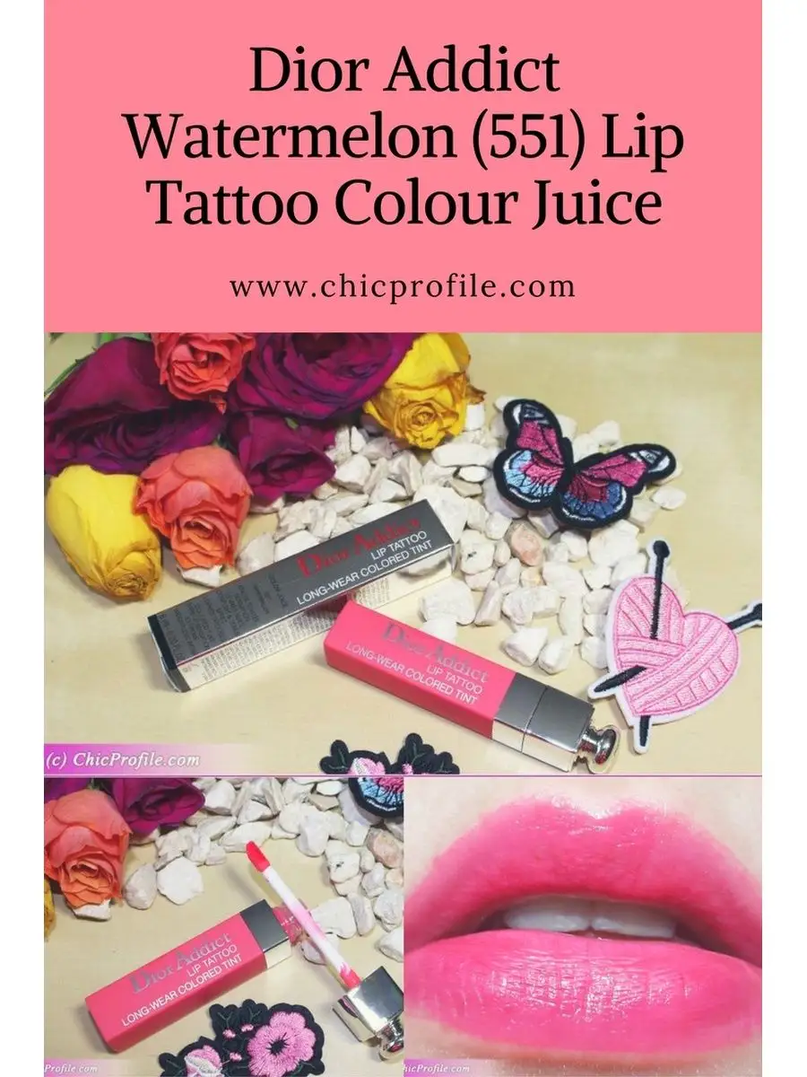 Dior Addict lip tatoo тинт для губ [оригинал] Dior 98713931 купить в интернет-магазине Wildberries