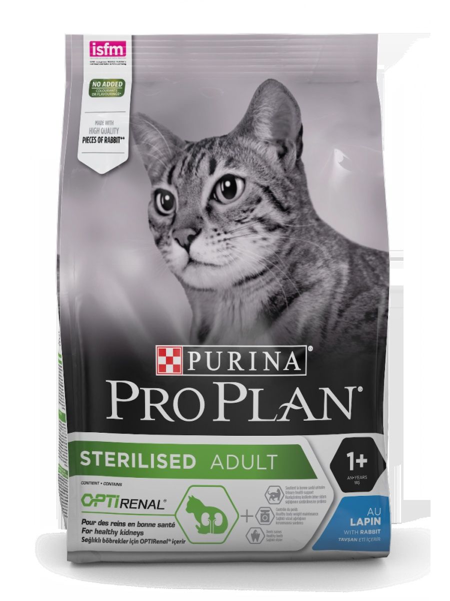 Корм для стерилизованных кошек Purina Pro Plan Sterilised для профилактики мкб, с лососем 400 г