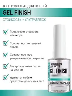 Топ покрытие для ногтей GEL FINISH