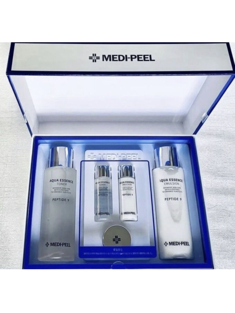 Medi peel peptide 9. Medi Peel Peptide 9 Skin Care Special Set. Medi Peel Peptide набор. Medi Peel Peptide 9 Essence набор. Re:Peptide Peel купить.