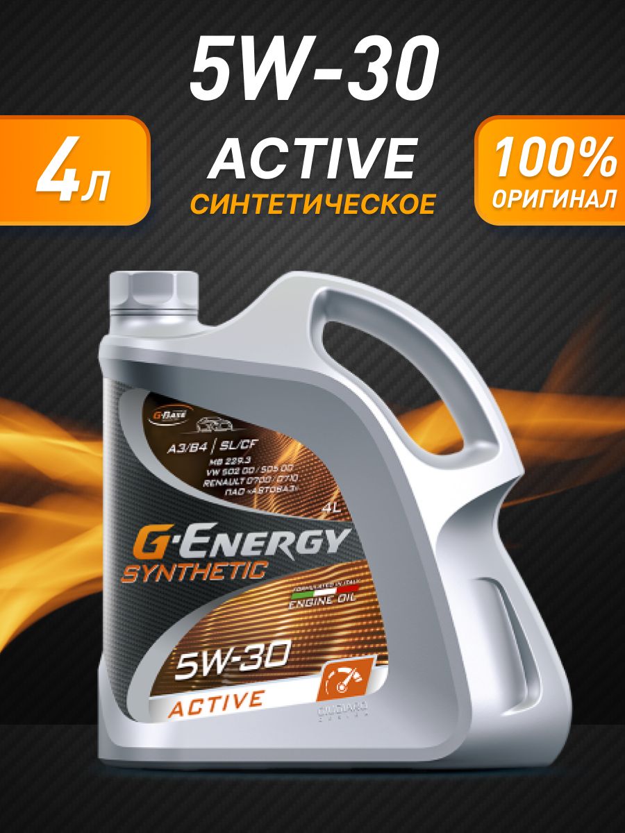 G energy synthetic active 5w 40 отзывы