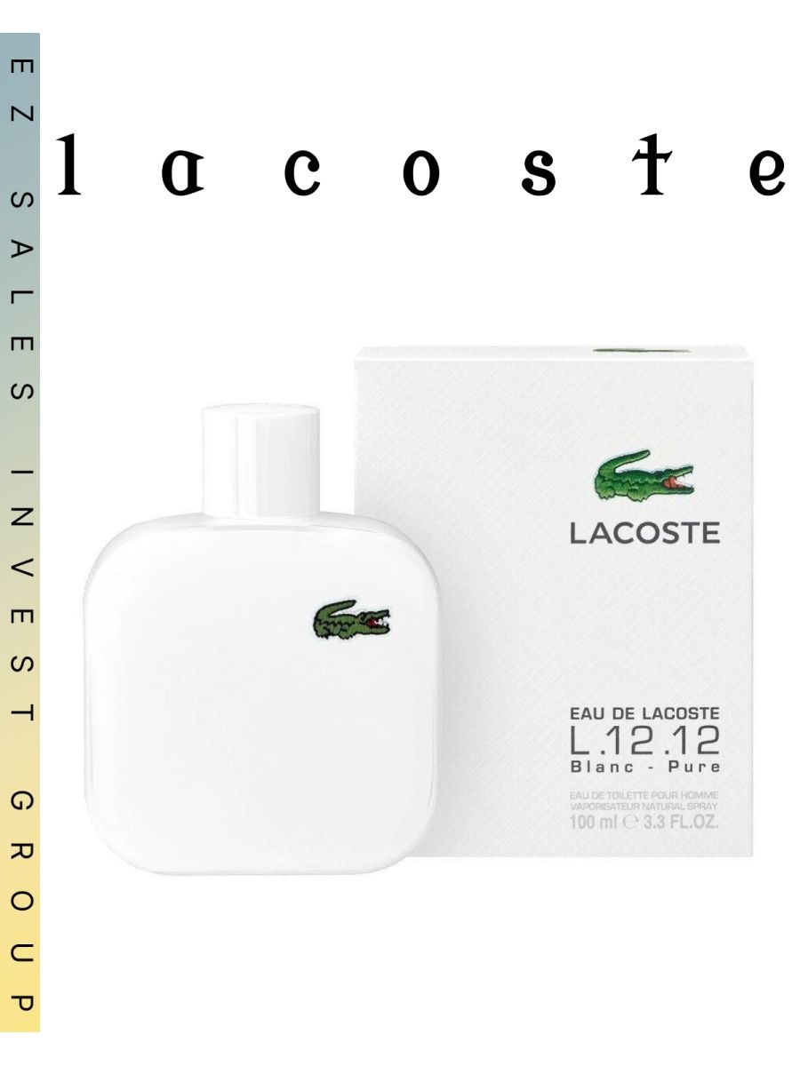 Lacoste l 12.12 blanc отзывы. Lacoste Blanc Pure l.12.12. Lacoste туалетная вода l.12.12. Blanc Pure, 100 мл. Lacoste Blanc 12.12. Лакоста Пьюр Эль 12.12.