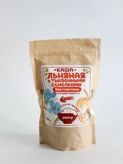 Продукт моментального приготовления каша льняная на молочной сыворотке