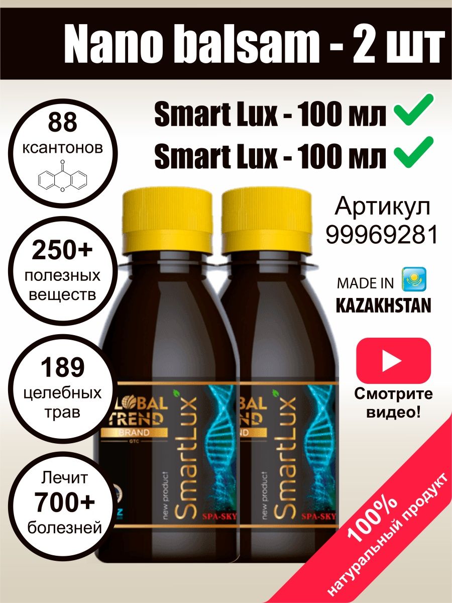 Lux smart. Глобал тренд смарт Люкс. Smart Lux бальзам. Nano balsam. Люкс нано.